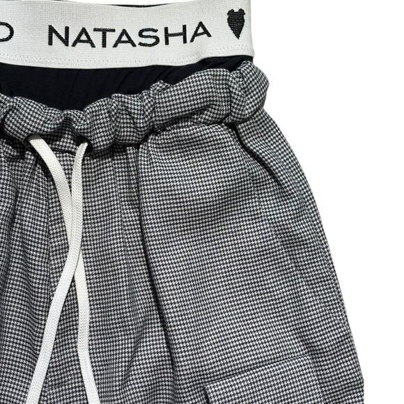 double waist houndstooth layer pant - Picture 2 of 5